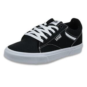 Vans Seldan Sneakers Skate Shoes Lace-Up Iconic Logo Round Toe Black/White M 8M